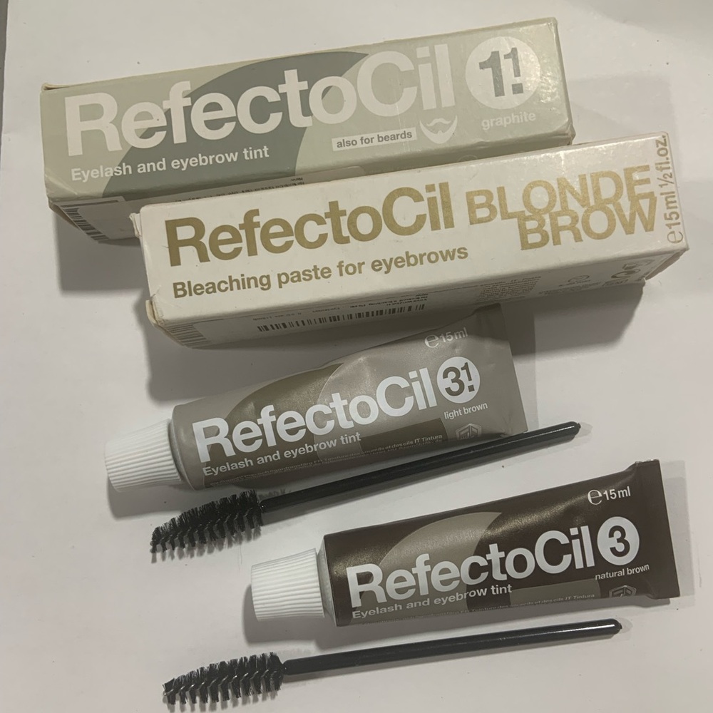 4pcs RefectoCil Eyelash and Eyebrow Tint Set
- as is as pictured